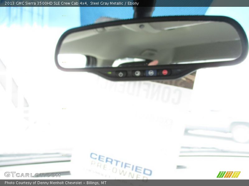Steel Gray Metallic / Ebony 2013 GMC Sierra 3500HD SLE Crew Cab 4x4
