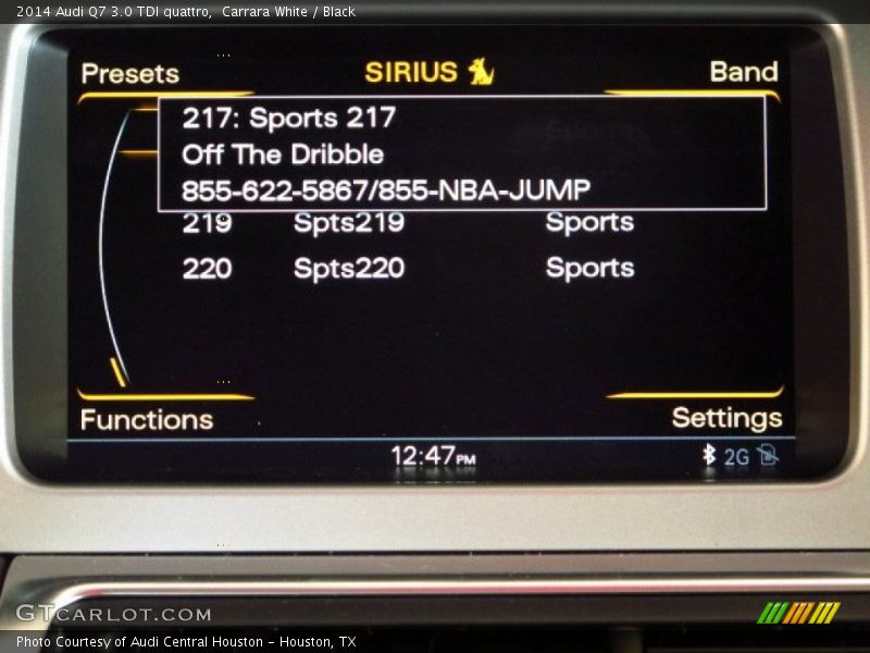 Carrara White / Black 2014 Audi Q7 3.0 TDI quattro