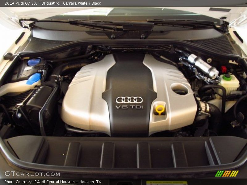 Carrara White / Black 2014 Audi Q7 3.0 TDI quattro