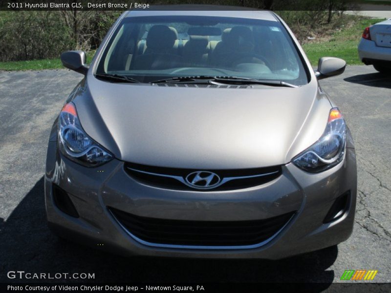 Desert Bronze / Beige 2011 Hyundai Elantra GLS