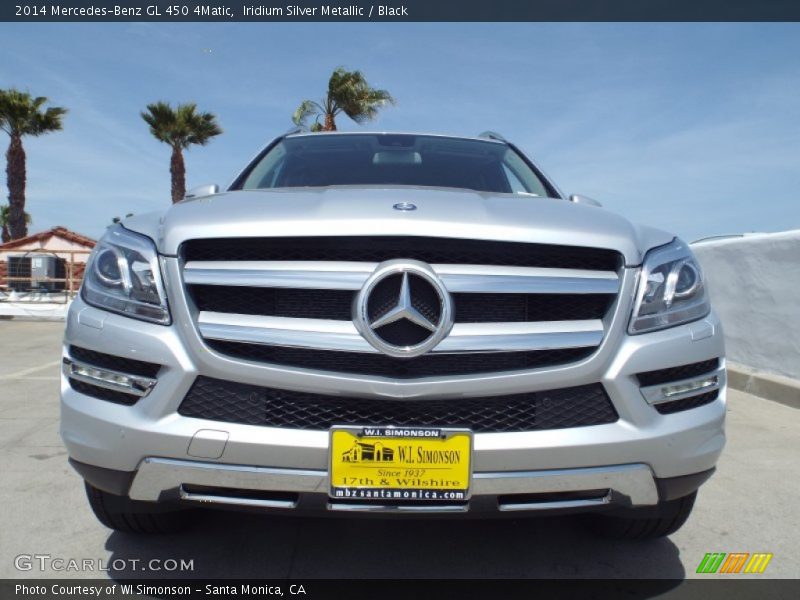 Iridium Silver Metallic / Black 2014 Mercedes-Benz GL 450 4Matic