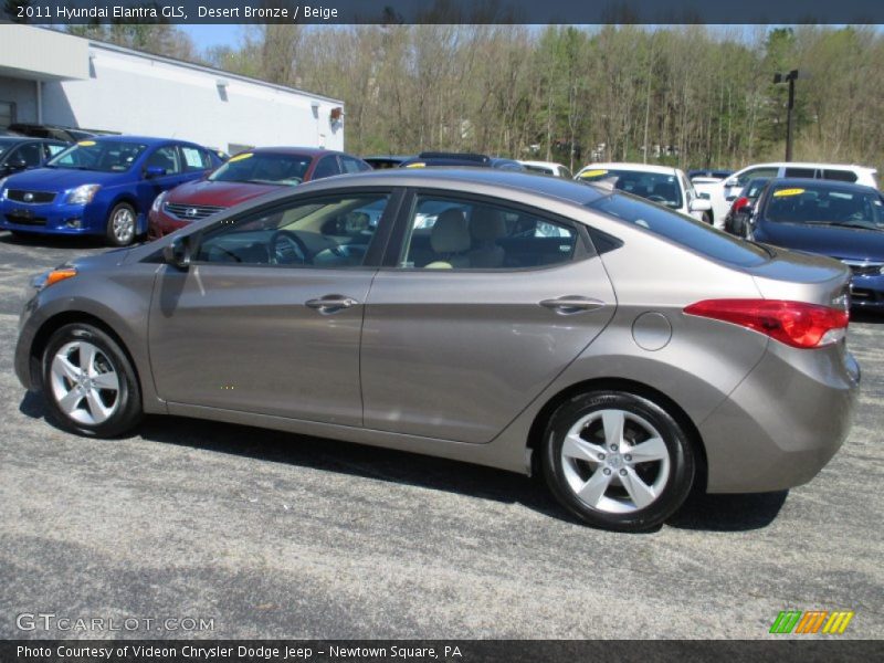 Desert Bronze / Beige 2011 Hyundai Elantra GLS