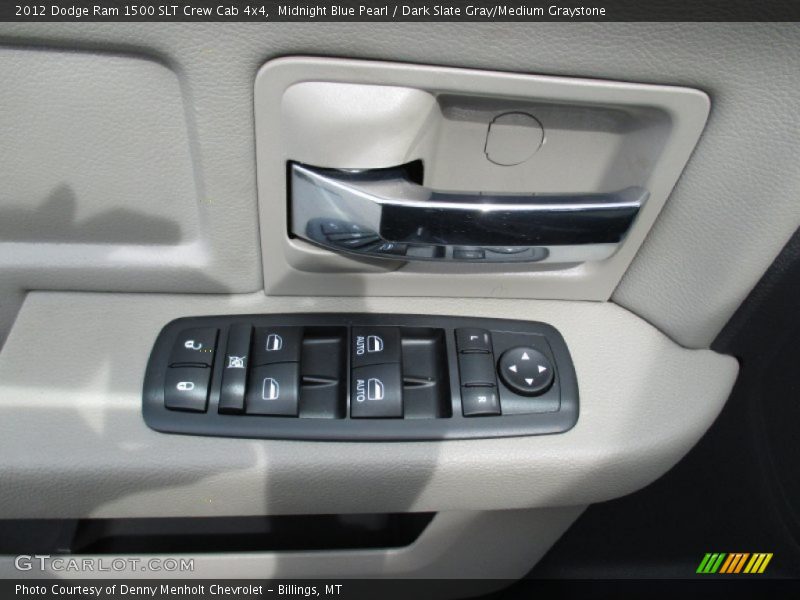 Midnight Blue Pearl / Dark Slate Gray/Medium Graystone 2012 Dodge Ram 1500 SLT Crew Cab 4x4