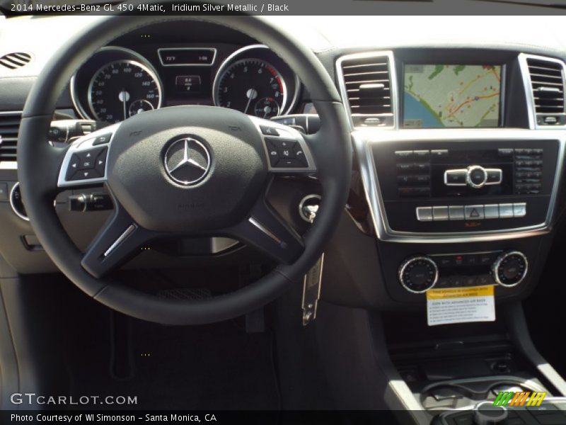 Iridium Silver Metallic / Black 2014 Mercedes-Benz GL 450 4Matic
