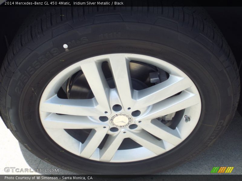 Iridium Silver Metallic / Black 2014 Mercedes-Benz GL 450 4Matic
