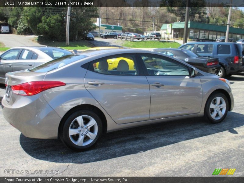 Desert Bronze / Beige 2011 Hyundai Elantra GLS