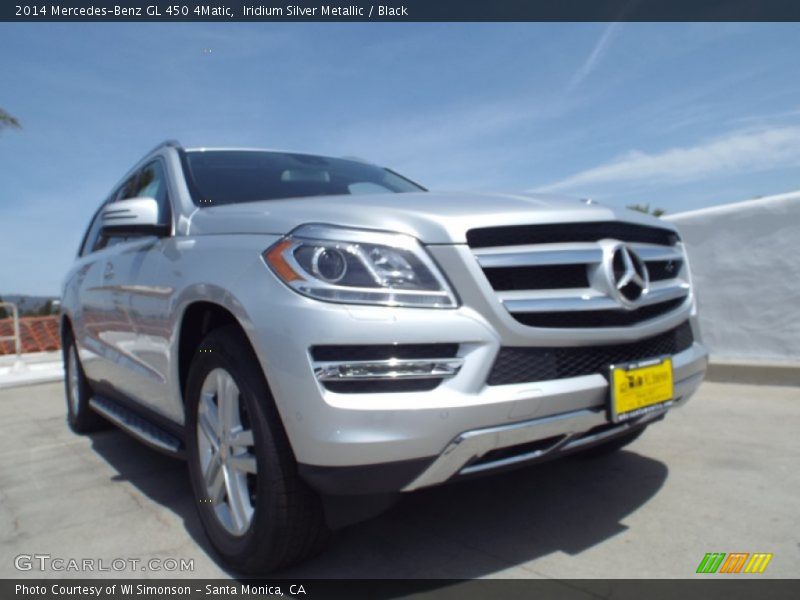 Iridium Silver Metallic / Black 2014 Mercedes-Benz GL 450 4Matic