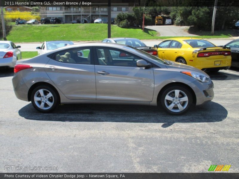 Desert Bronze / Beige 2011 Hyundai Elantra GLS