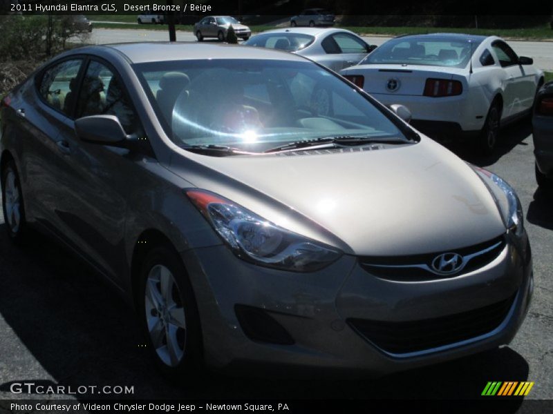 Desert Bronze / Beige 2011 Hyundai Elantra GLS