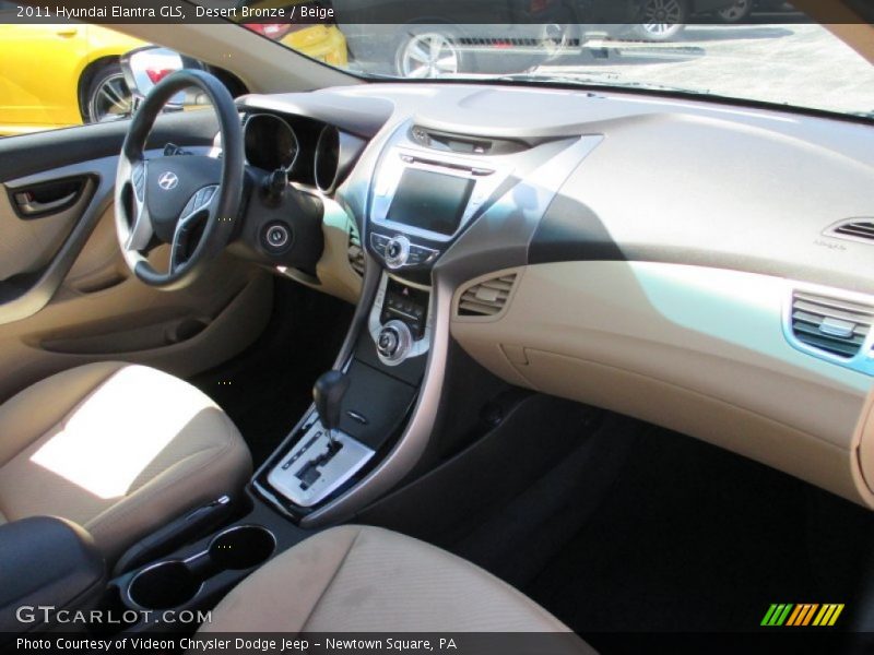 Desert Bronze / Beige 2011 Hyundai Elantra GLS