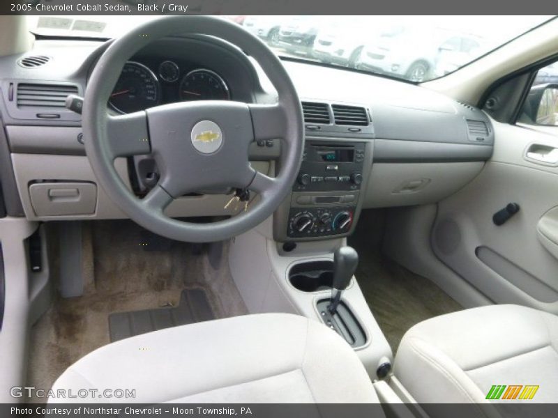 Black / Gray 2005 Chevrolet Cobalt Sedan
