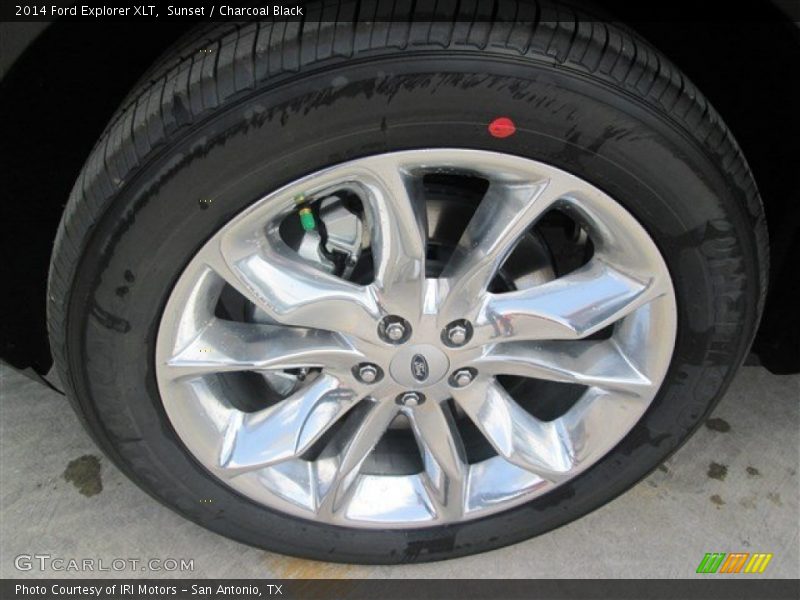 Sunset / Charcoal Black 2014 Ford Explorer XLT