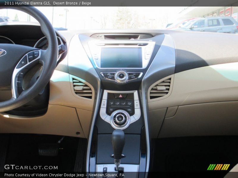 Desert Bronze / Beige 2011 Hyundai Elantra GLS