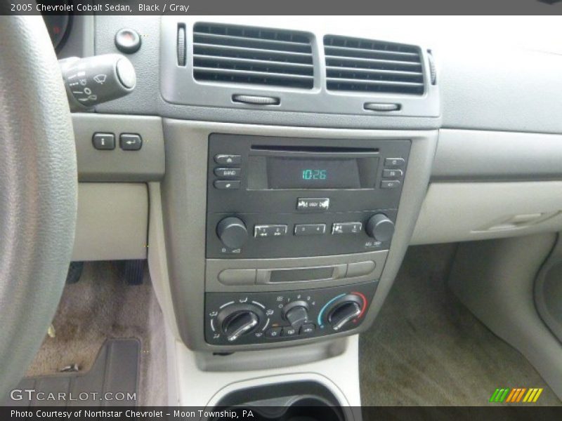 Black / Gray 2005 Chevrolet Cobalt Sedan