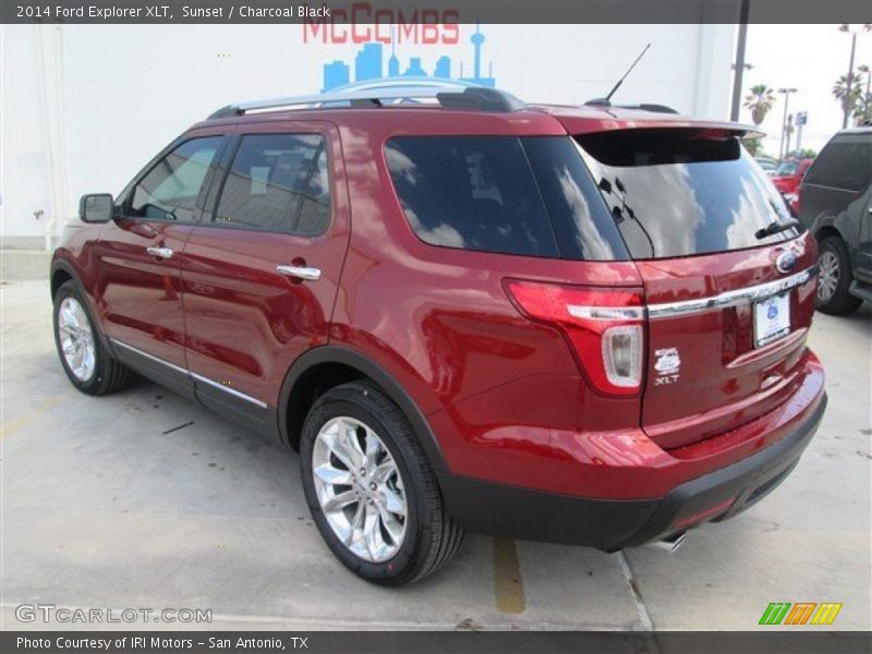 Sunset / Charcoal Black 2014 Ford Explorer XLT