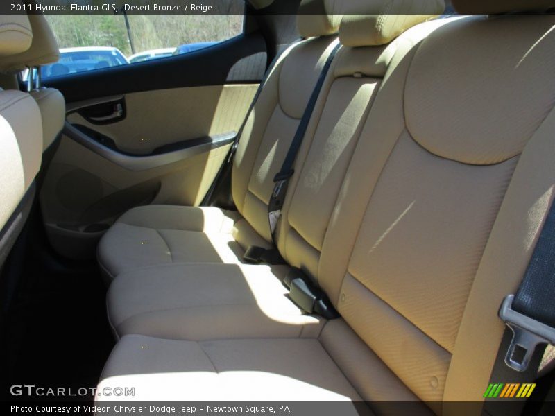 Desert Bronze / Beige 2011 Hyundai Elantra GLS