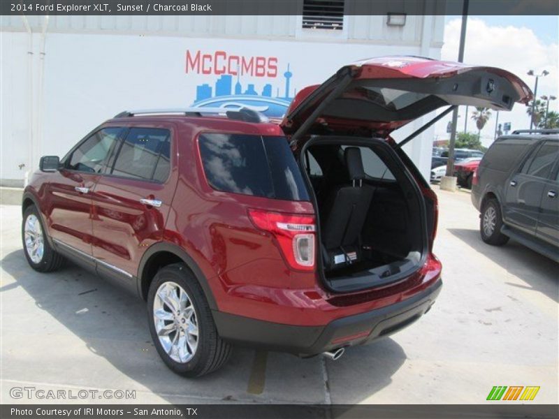 Sunset / Charcoal Black 2014 Ford Explorer XLT