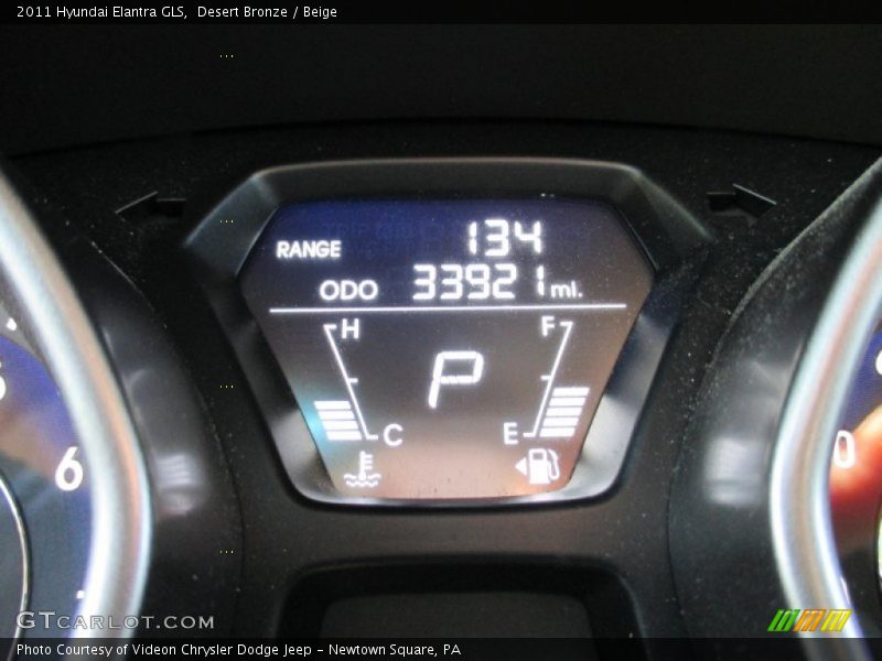 Desert Bronze / Beige 2011 Hyundai Elantra GLS