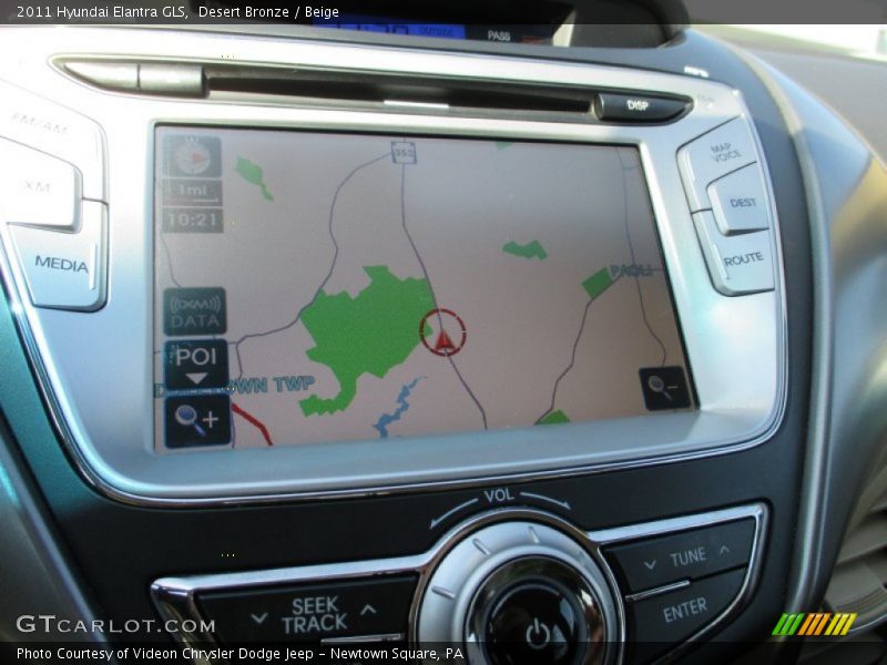 Desert Bronze / Beige 2011 Hyundai Elantra GLS