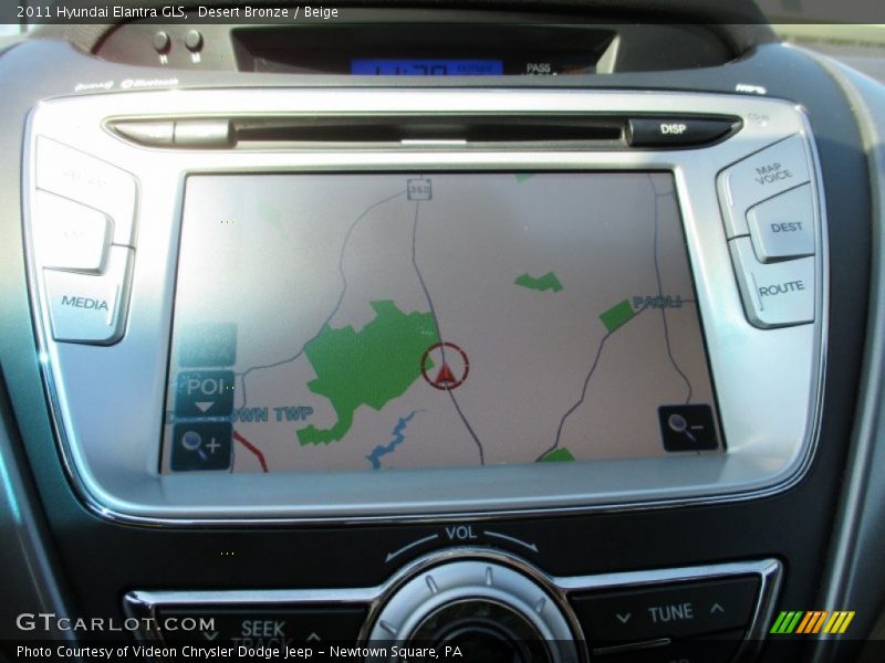Desert Bronze / Beige 2011 Hyundai Elantra GLS