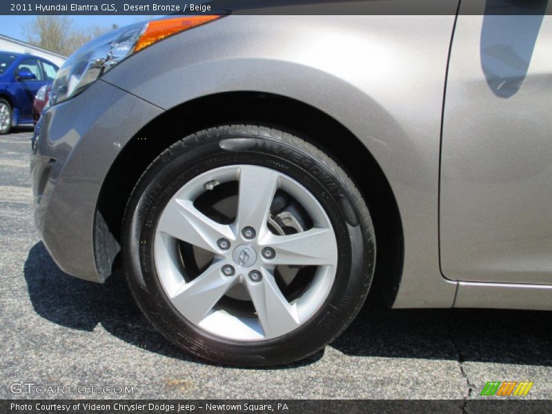 Desert Bronze / Beige 2011 Hyundai Elantra GLS