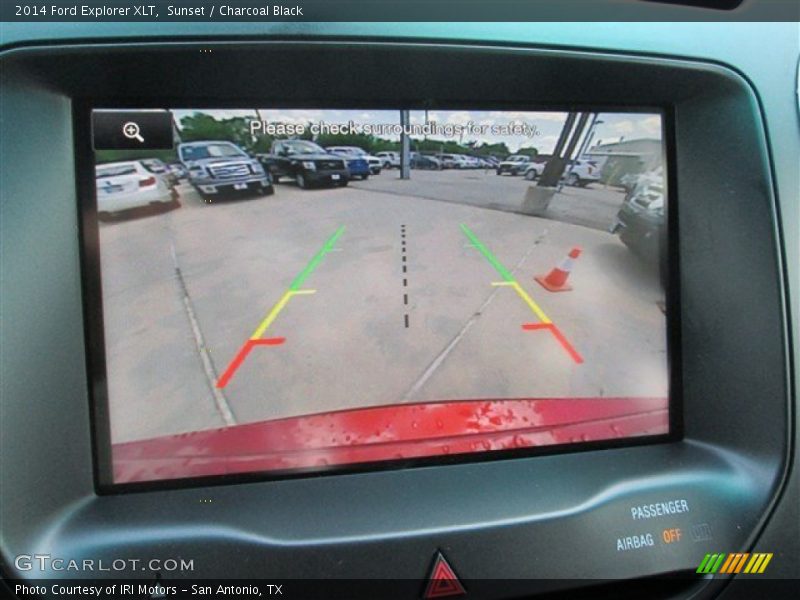 Sunset / Charcoal Black 2014 Ford Explorer XLT