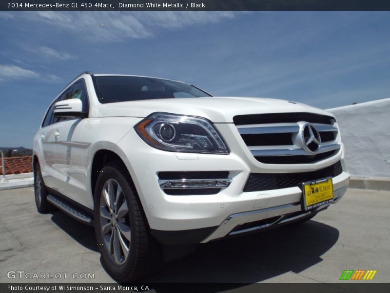 Diamond White Metallic / Black 2014 Mercedes-Benz GL 450 4Matic