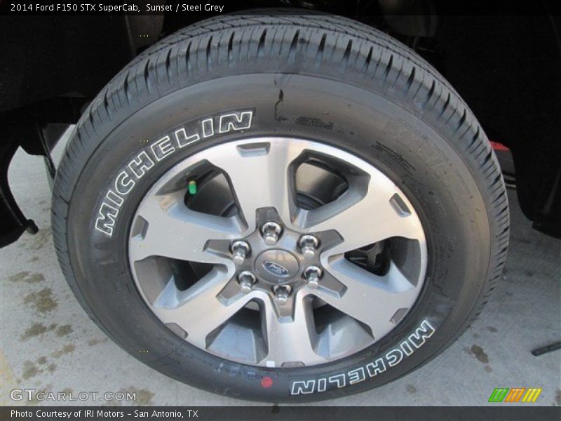 Sunset / Steel Grey 2014 Ford F150 STX SuperCab
