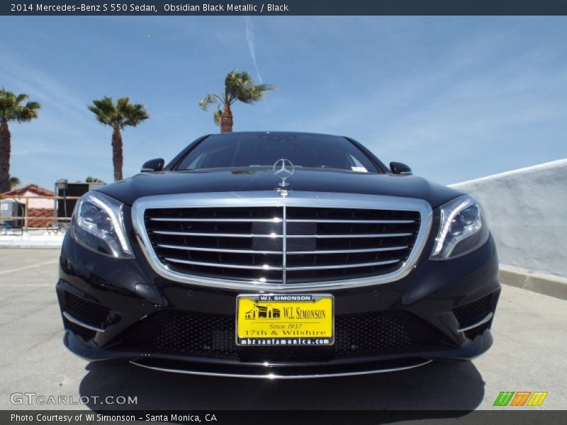 Obsidian Black Metallic / Black 2014 Mercedes-Benz S 550 Sedan