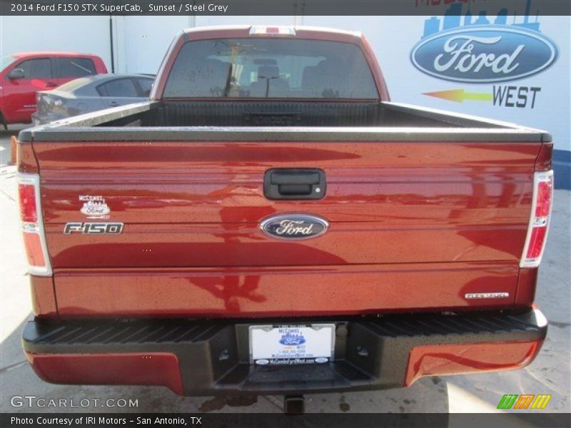 Sunset / Steel Grey 2014 Ford F150 STX SuperCab