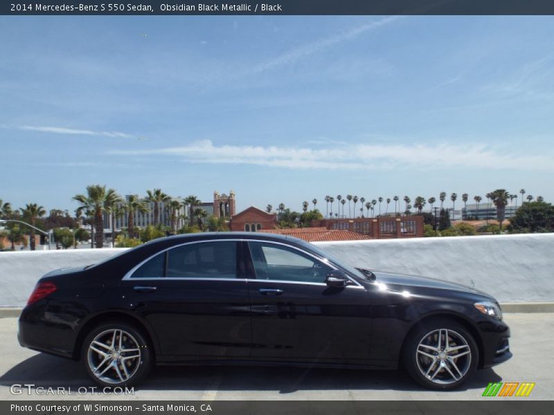 Obsidian Black Metallic / Black 2014 Mercedes-Benz S 550 Sedan