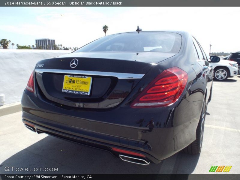 Obsidian Black Metallic / Black 2014 Mercedes-Benz S 550 Sedan