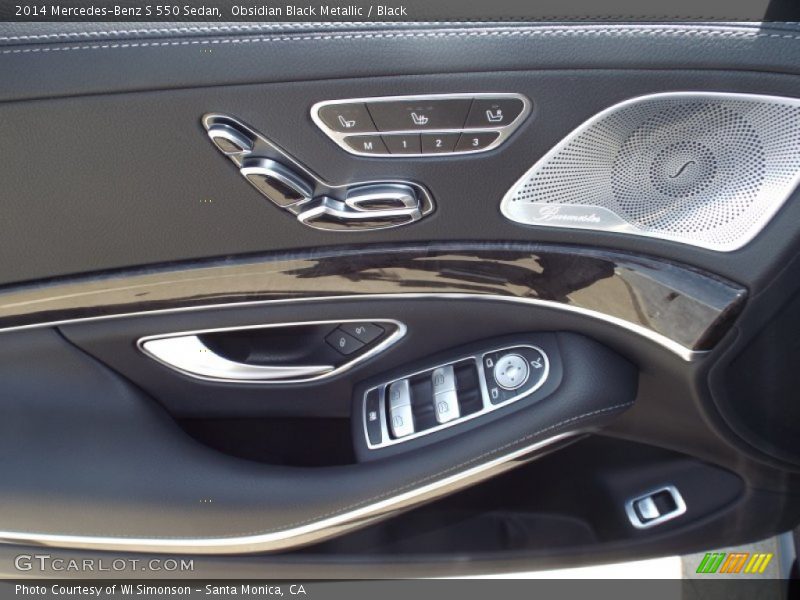 Obsidian Black Metallic / Black 2014 Mercedes-Benz S 550 Sedan