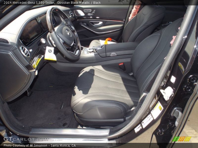 Obsidian Black Metallic / Black 2014 Mercedes-Benz S 550 Sedan