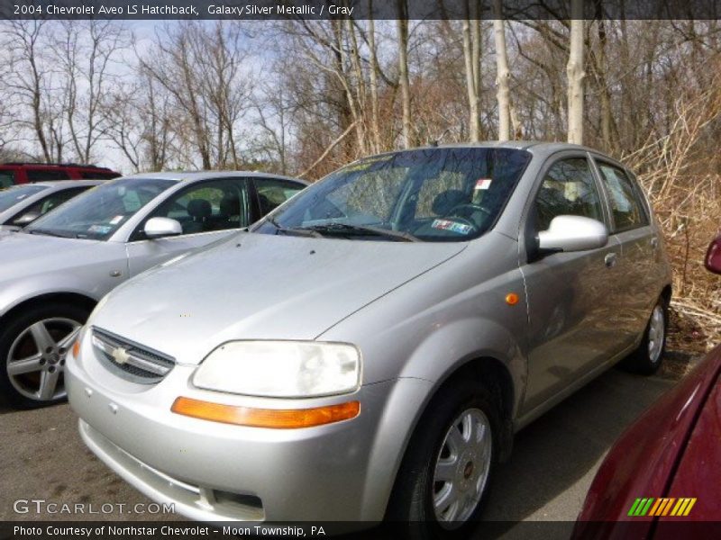 Galaxy Silver Metallic / Gray 2004 Chevrolet Aveo LS Hatchback