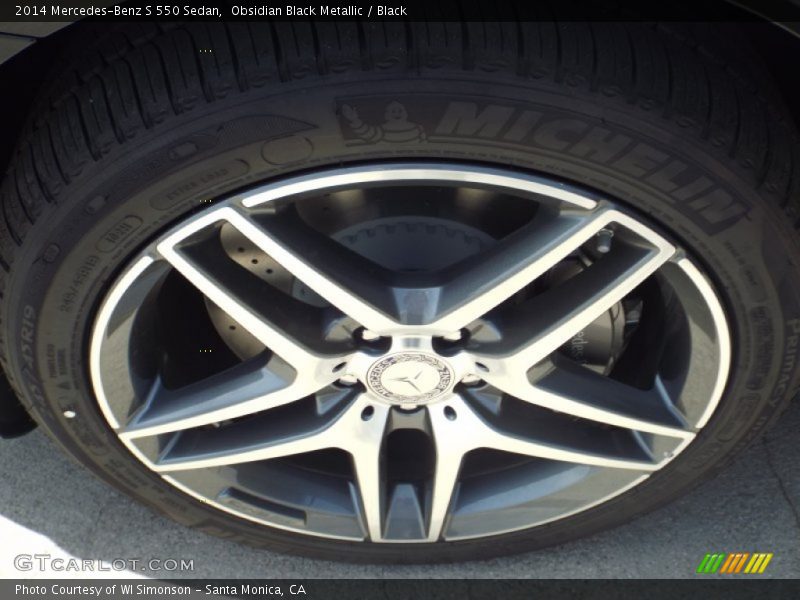 Obsidian Black Metallic / Black 2014 Mercedes-Benz S 550 Sedan