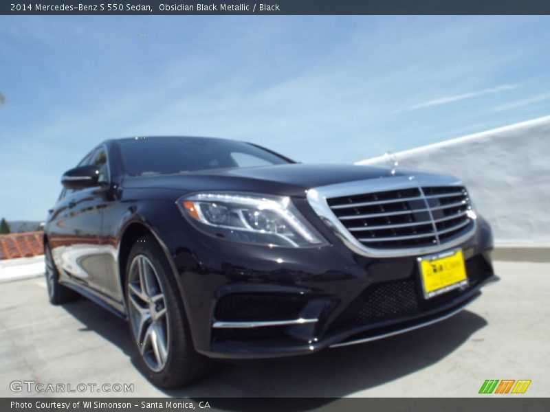 Obsidian Black Metallic / Black 2014 Mercedes-Benz S 550 Sedan
