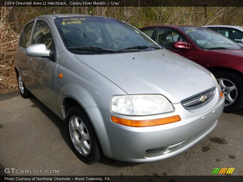 Galaxy Silver Metallic / Gray 2004 Chevrolet Aveo LS Hatchback