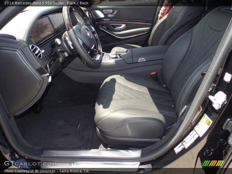 Black / Black 2014 Mercedes-Benz S 550 Sedan