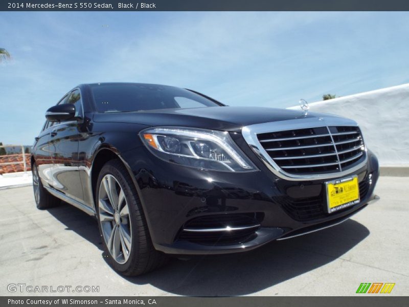 Black / Black 2014 Mercedes-Benz S 550 Sedan