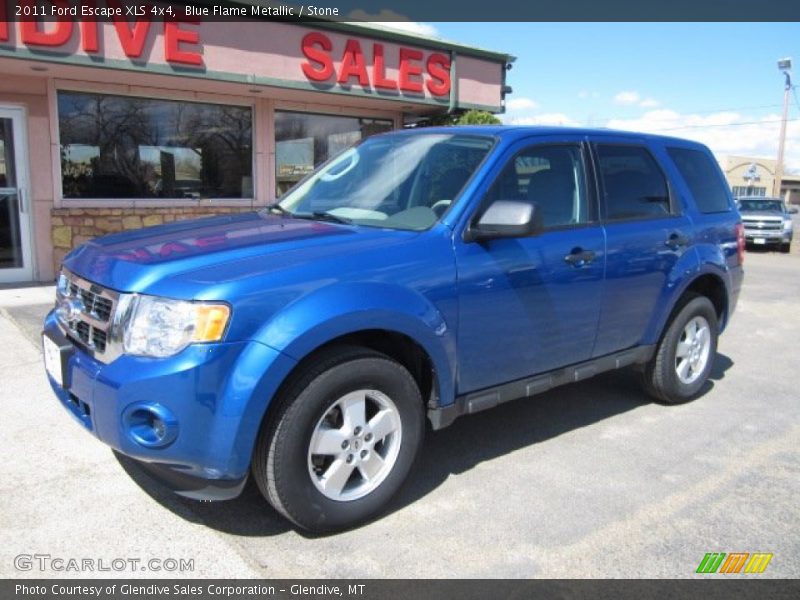 Blue Flame Metallic / Stone 2011 Ford Escape XLS 4x4