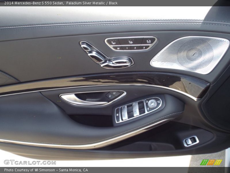 Paladium Silver Metallic / Black 2014 Mercedes-Benz S 550 Sedan