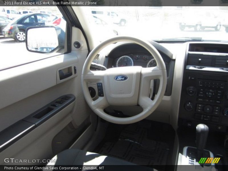 Blue Flame Metallic / Stone 2011 Ford Escape XLS 4x4