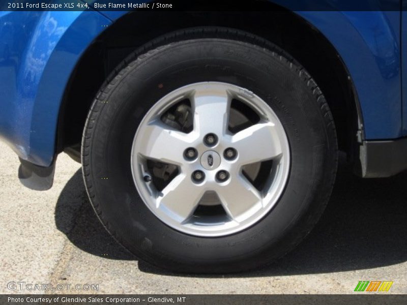 Blue Flame Metallic / Stone 2011 Ford Escape XLS 4x4