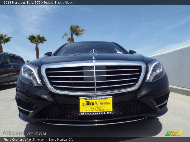 Black / Black 2014 Mercedes-Benz S 550 Sedan