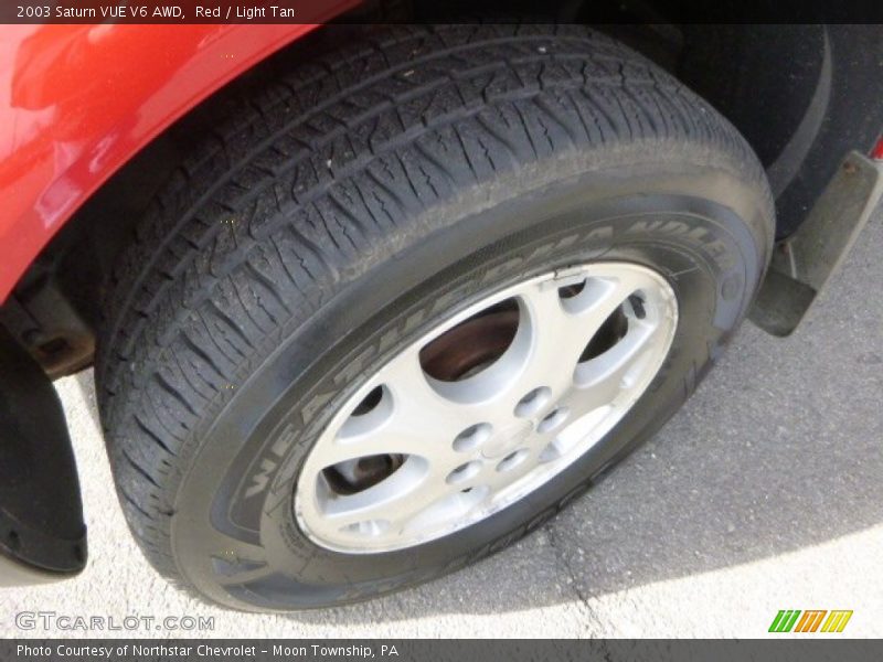 Red / Light Tan 2003 Saturn VUE V6 AWD