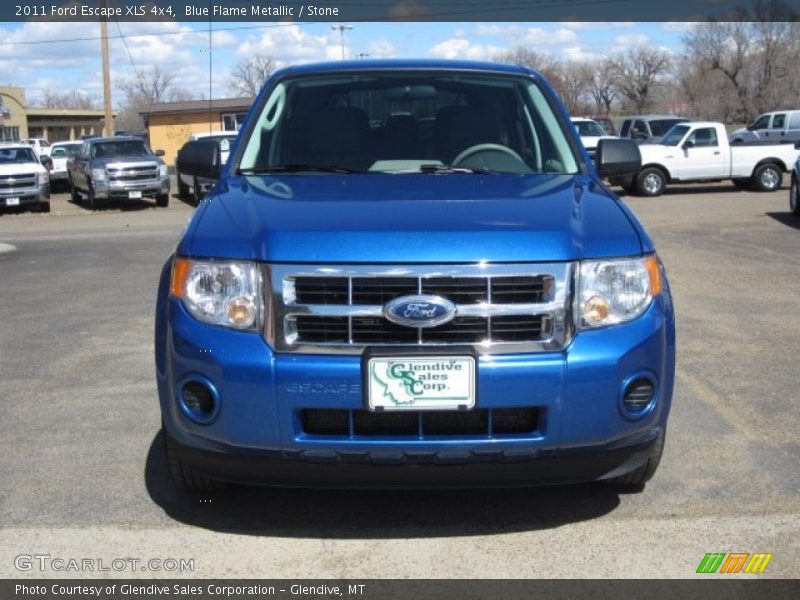Blue Flame Metallic / Stone 2011 Ford Escape XLS 4x4