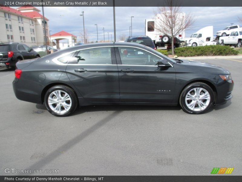 Ashen Gray Metallic / Jet Black 2014 Chevrolet Impala LT