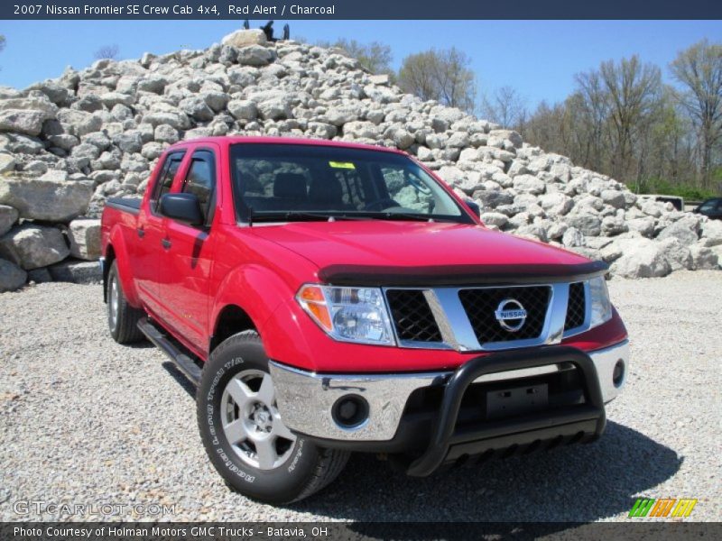 Red Alert / Charcoal 2007 Nissan Frontier SE Crew Cab 4x4