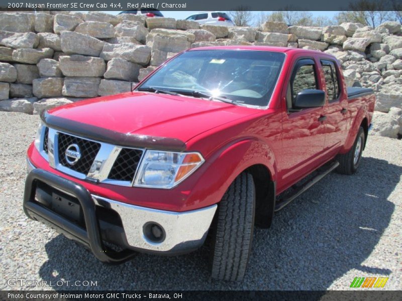 Red Alert / Charcoal 2007 Nissan Frontier SE Crew Cab 4x4